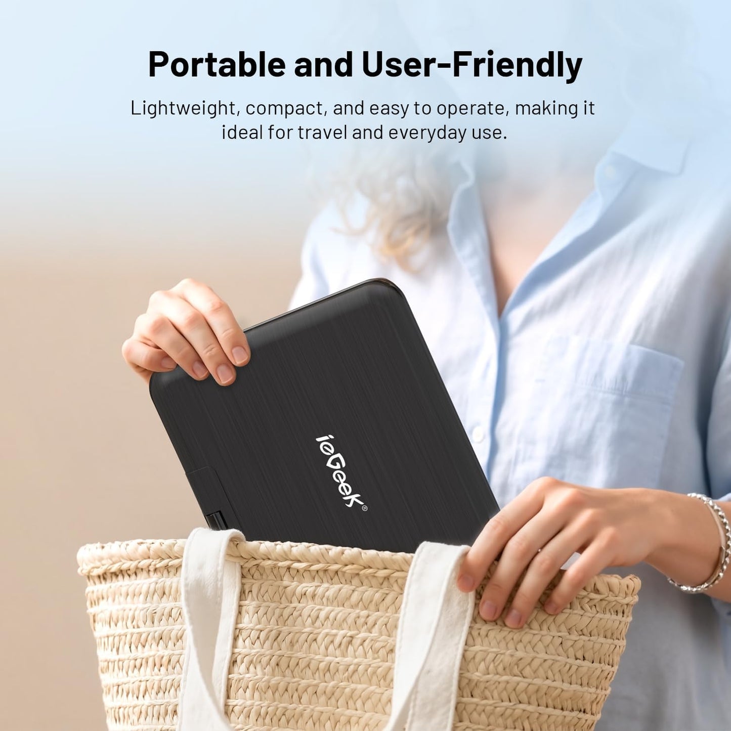 Swivel Screen Portable DVD Player