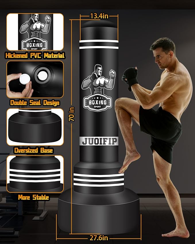 70" Freestanding Punching Bag