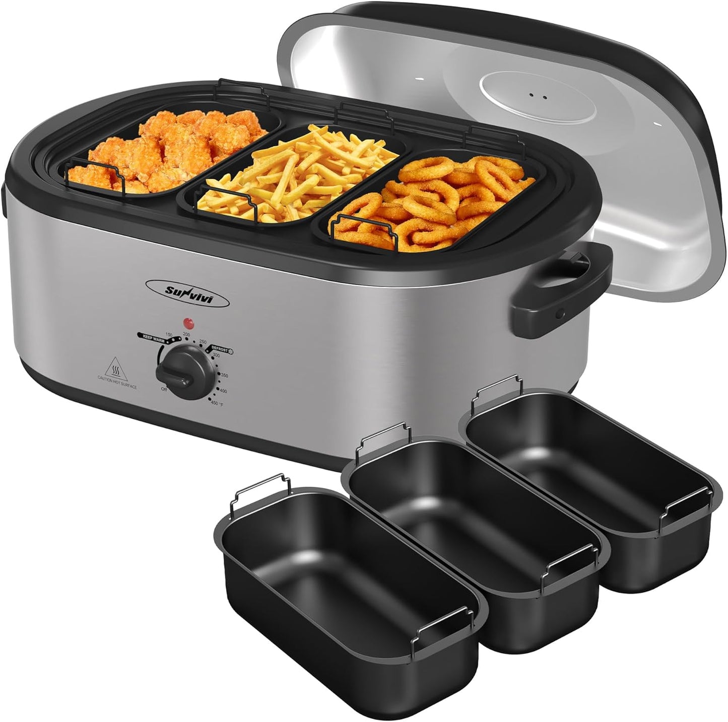24 Quart Electric Roaster Oven