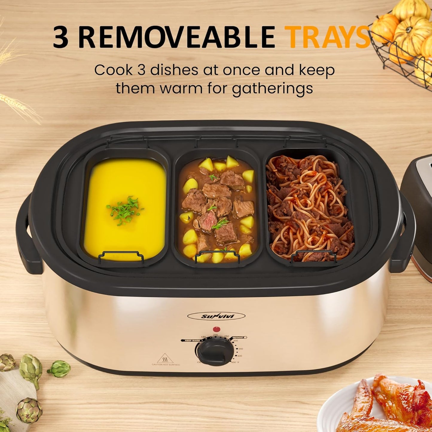 24 Quart Electric Roaster Oven