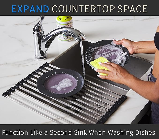 Over The Sink Dish Drying Rack