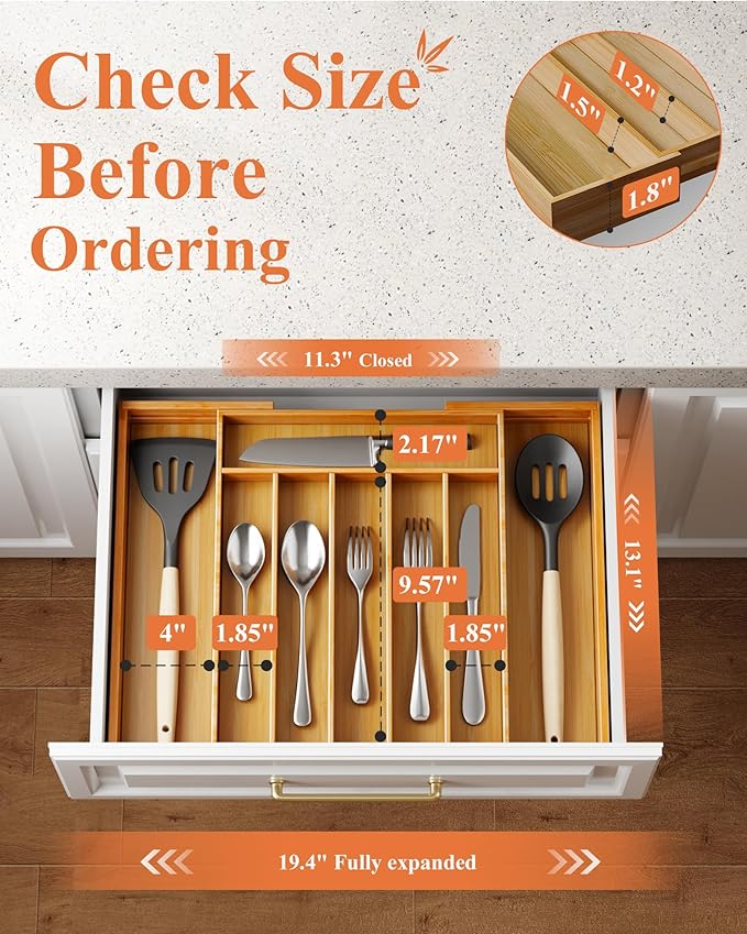 Expandable Silverware Organizer
