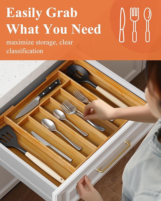 Expandable Silverware Organizer