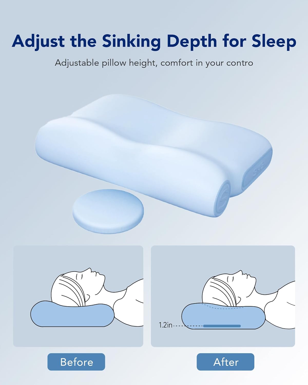 SKG P3E Memory Foam Pillow