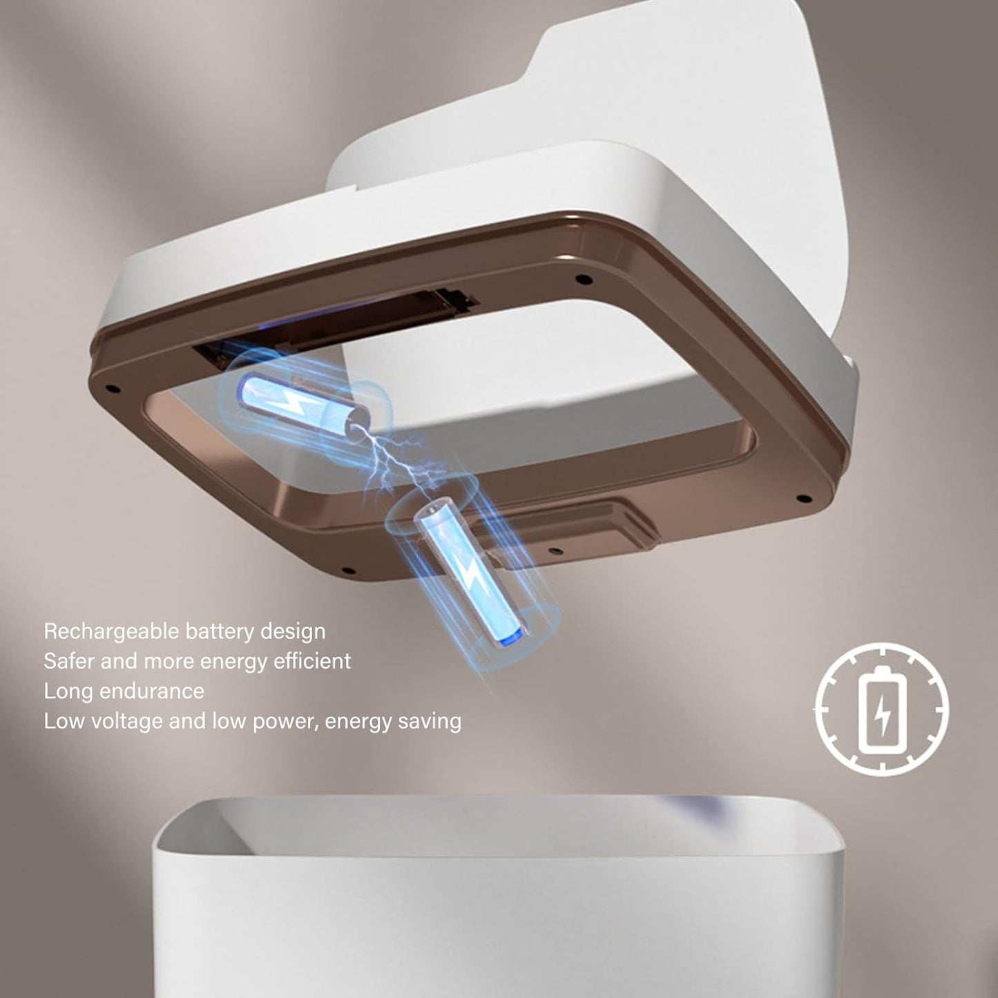 18L Motion Sensor Bathroom Trash