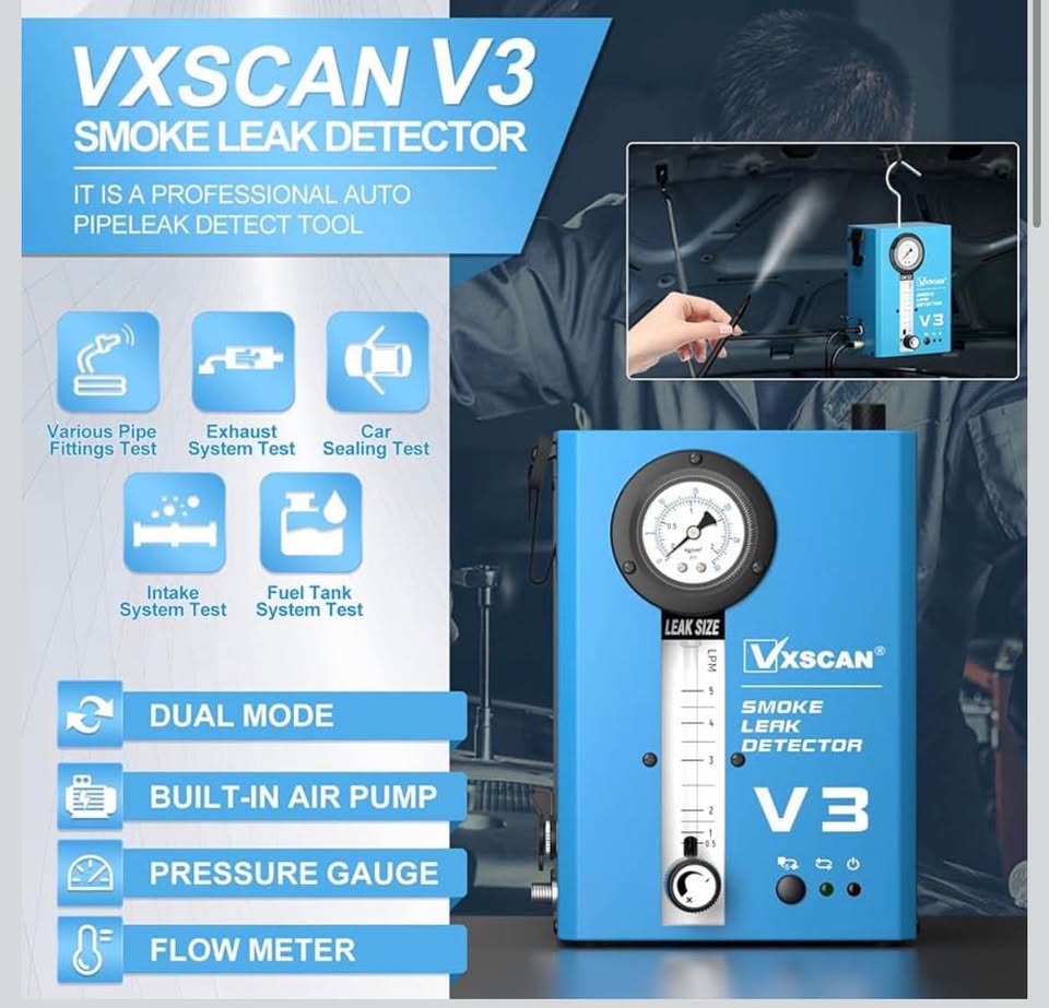 Automotive Smoke Leak Detector Machine