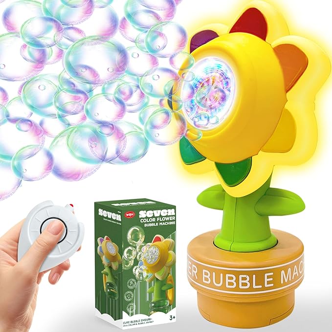 🌻 Sunflower Bubble Machine