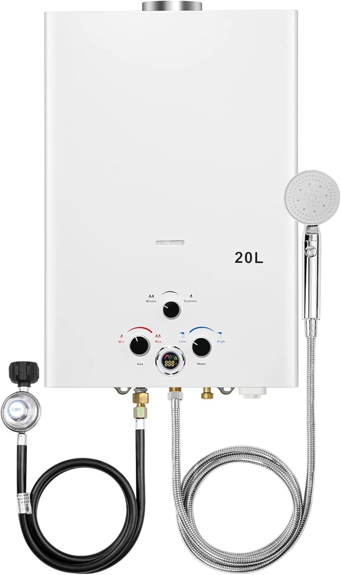 20L Portable Tankless Propane Water Heater
