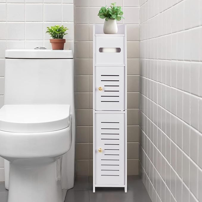 Toilet Paper Holder Mini Cabinet