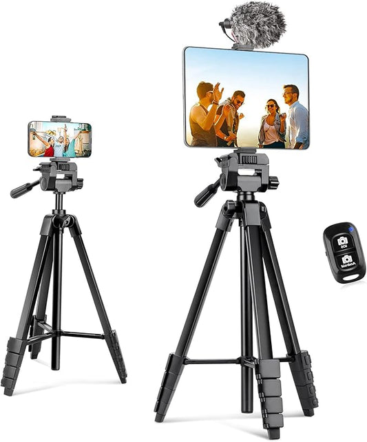 64” Extendable Cell Phone iPad & Camera Tripod