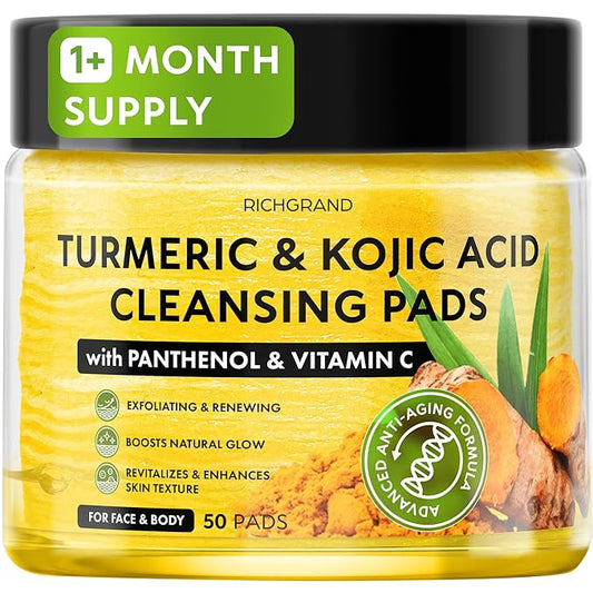 Turmeric Kojic Acid Cleansing Pads