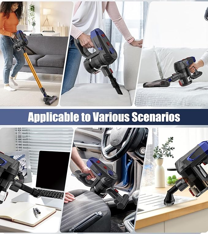 MOYSOUL Cordless Vacuum Cleaner - 8 in 1