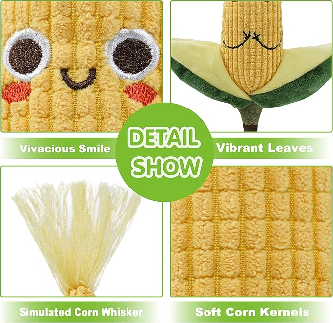 4 Veggie Plush Stuffed Toys