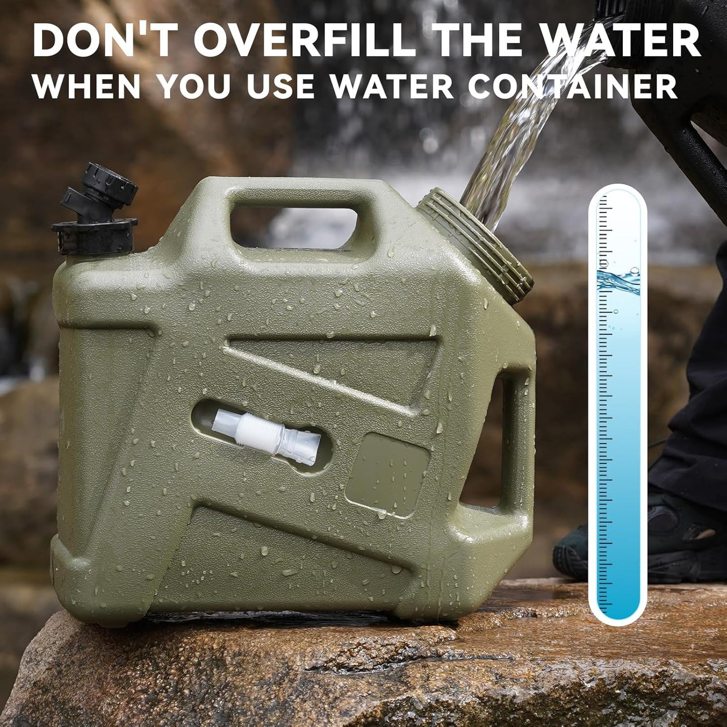 12L Camping Water Container with Spigot