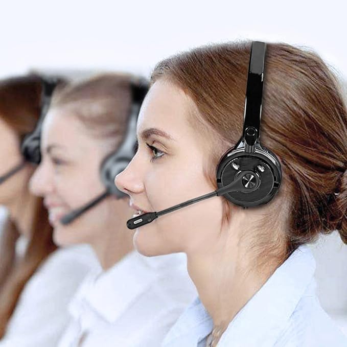 Bluetooth Headset with Microphone, Noise Cancellation - BH-M20