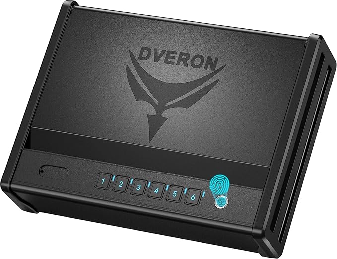 2 Pistols Biometric Handgun Safe