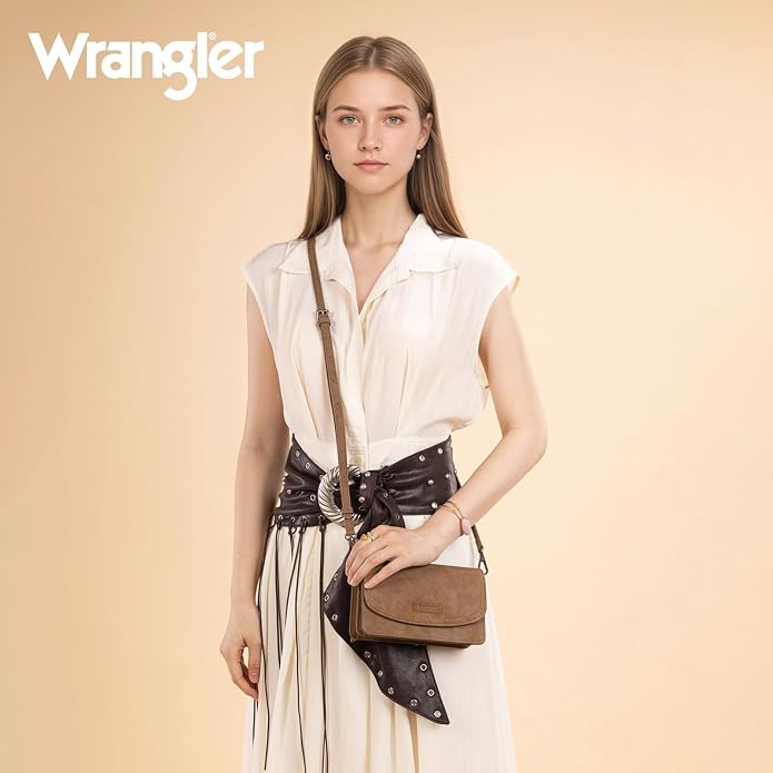 Wrangler Crossbody Wallet Purse